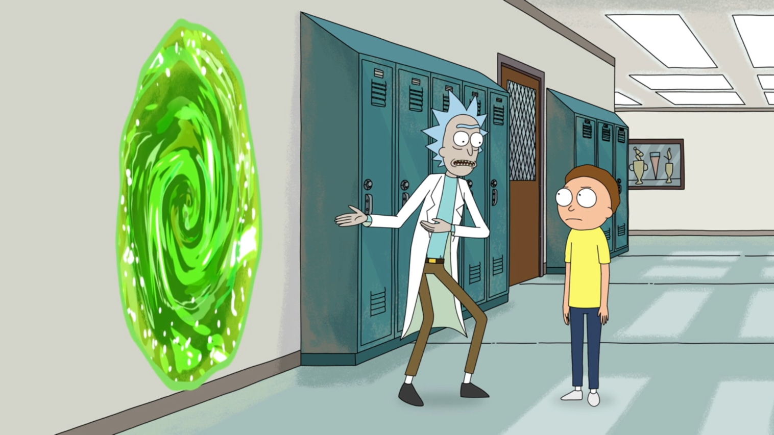 rick morty in out